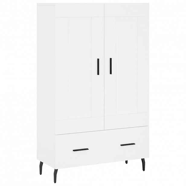 vidaXL Skříň highboard bílá 69,5 x 31 x 115 cm kompozitní dřevo