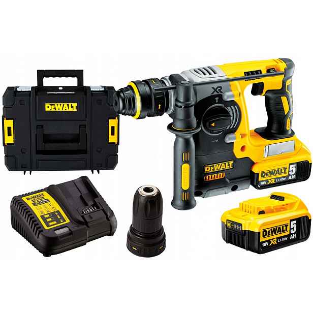 DeWalt DCH274P2T vrtací kladivo 18V Sds 2,1j 2x5Ah