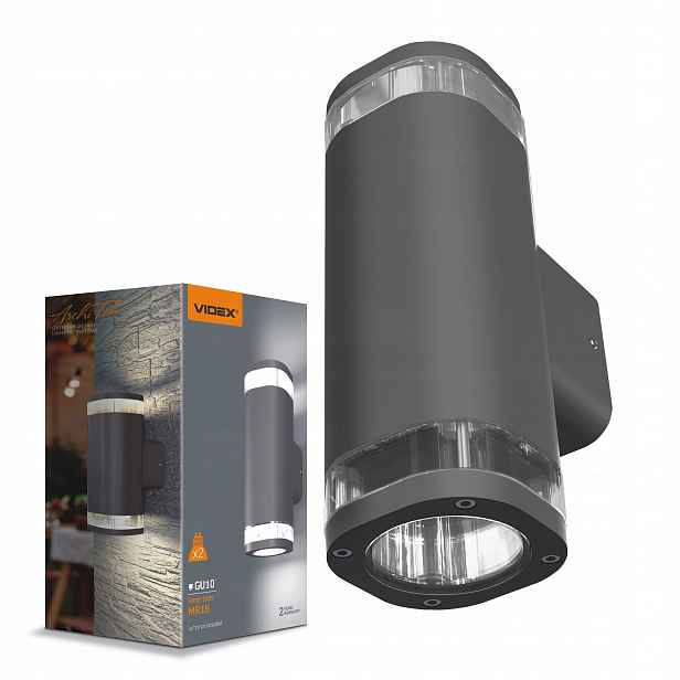 Videx architektonická Led lampa AR072G IP54 GU10x2 VL-AR072G