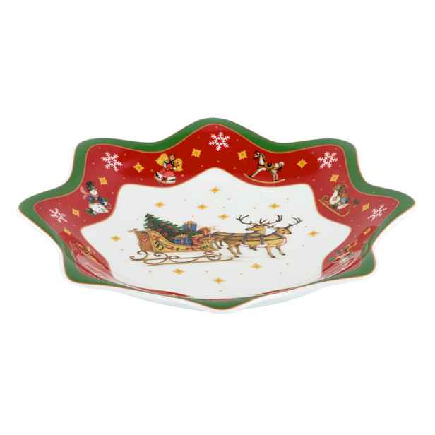 X-Mas SERVÍROVACÍ PODNOS, keramika, 25 cm