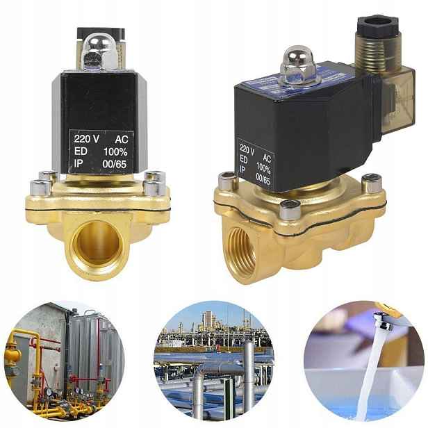 Elektromagnetický ventil 1/2" 0-10 Nc, normálně uzavřený ventil