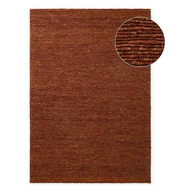 Hnědý ručně tkaný vlněný koberec 120x170 cm Bexley Woolwich – Ted Baker