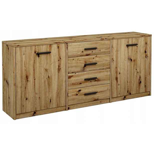 Komoda skříň Bodo 180 2D4S Artisan velká a prostorná Ufc