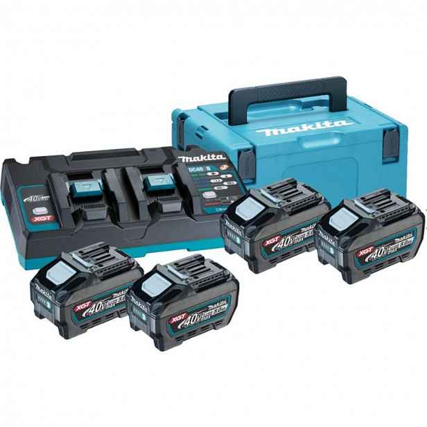 Makita - Sada nabíječky a 4x aku 40 V XGT 5,0 Ah 191U42-2