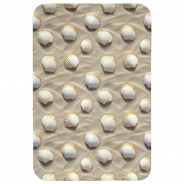 OnlyWow KOUPELNOVÁ PŘEDLOŽKA Mušle - Písek - Námořní 60x90 cm
