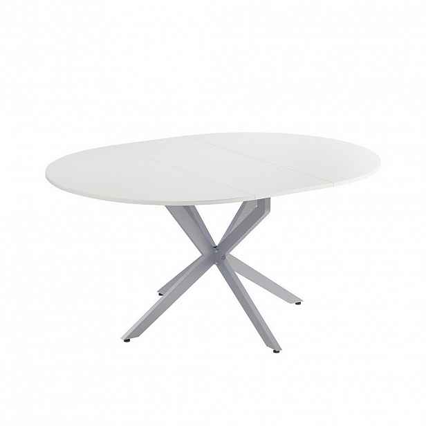 Vicco JÍDELNÍ STŮL Loyd, Bílá/Šedá, 120 x 76.5 cm Rozšiřitelný