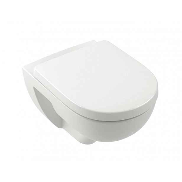 Villeroy & Boch O.novo - Závěsné WC se sedátkem SoftClosing, TwistFlush, DirectFlush, CeramicPlus, alpská bílá 5660CLR1