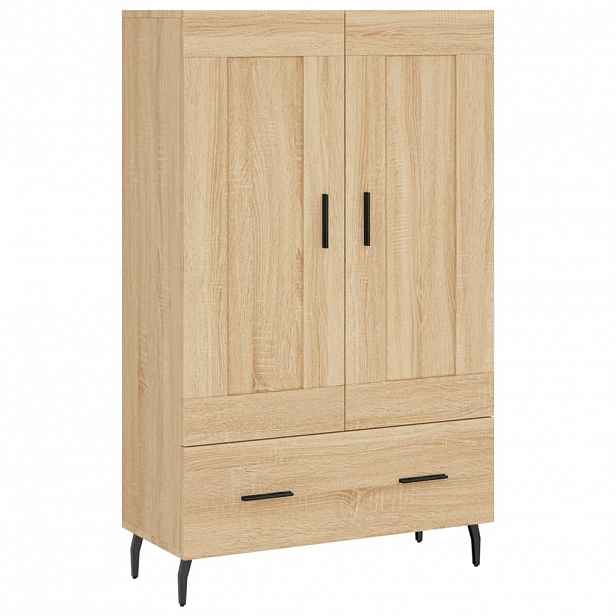 vidaXL Skříň highboard dub sonoma 69,5 x 31 x 115 cm kompozitní dřevo