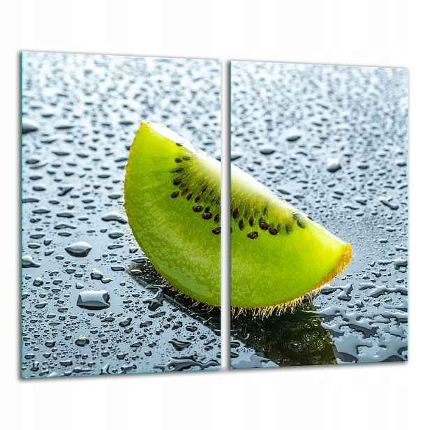 7v1 Skleněná Krájecí Deska 2x 30x52 Kiwi