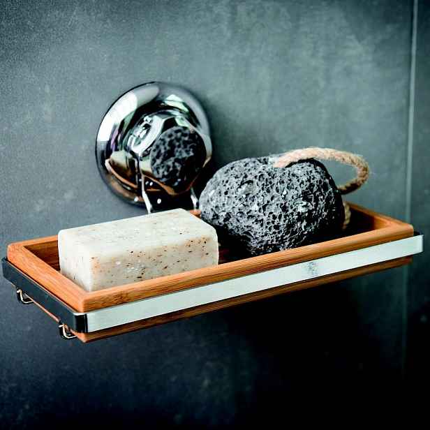 Bambusová nástěnná miska na mýdlo Compactor Spa