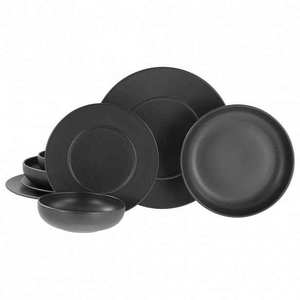 Creatable JÍDELNÍ SOUPRAVA Unico Schwarz 8dílné