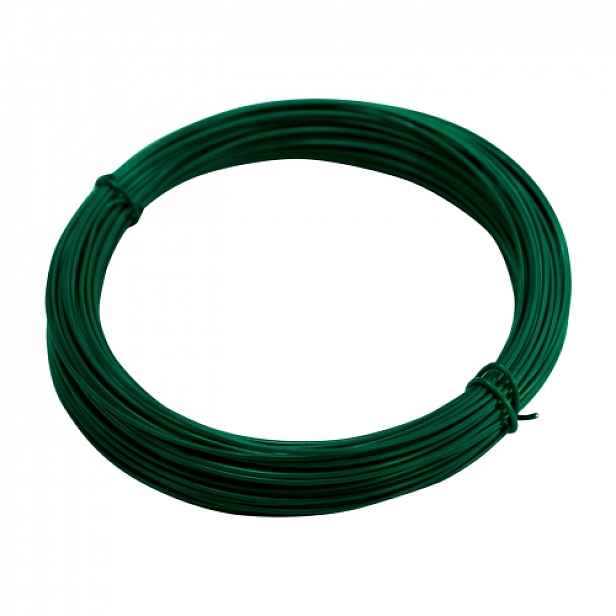 GTEX Vázací drát - poplastovaný ( PVC + Zn ) 24 m / 1,4 mm