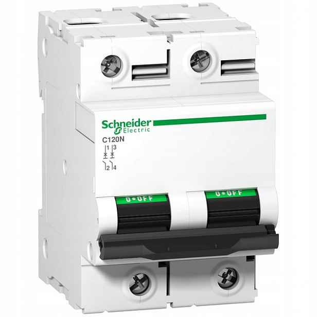 Schneider Electric nadproudový vypínač Acti9 C120N 2P 125A A9N18363