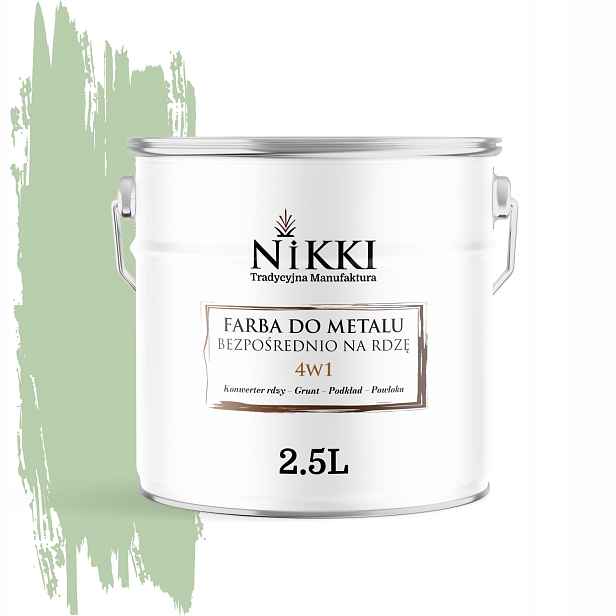 Barva Na Kov Přímo Na Rez 4v1 Zelená Pastelová Ral 6019 Polomat 2,5L