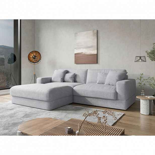 Sit & More ROHOVÁ SEDAČKA, textil, barvy stříbra