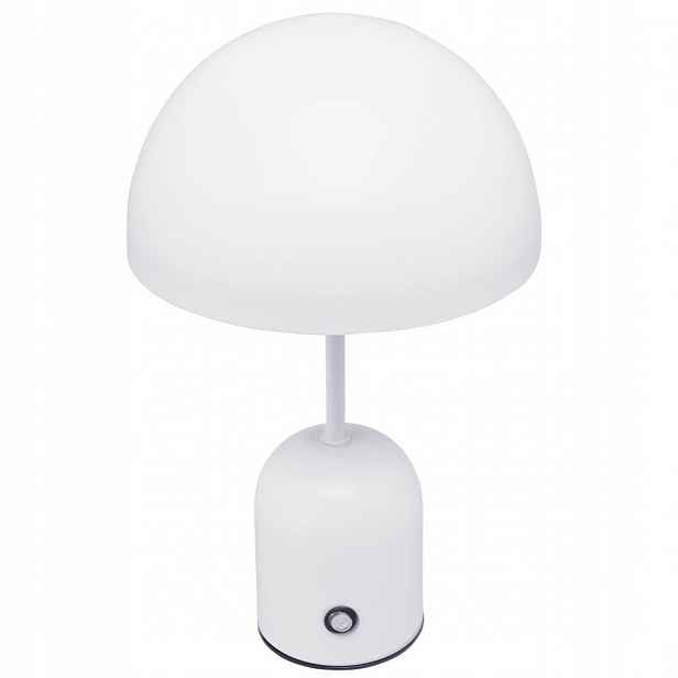 Bílá Led stolní lampa do ložnice na noční stolek, moderní, Cantia