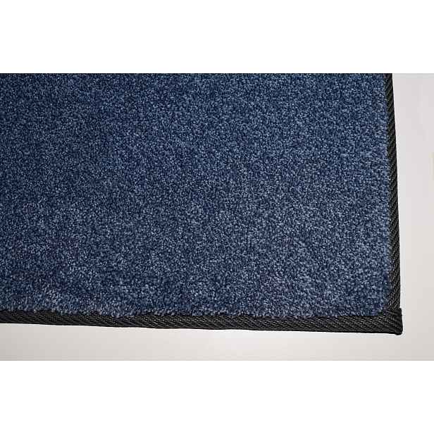 Kusový koberec Supersoft s bordurou 710 tm. modrý, 140x200, modrá, chodba / předsíň, Lano