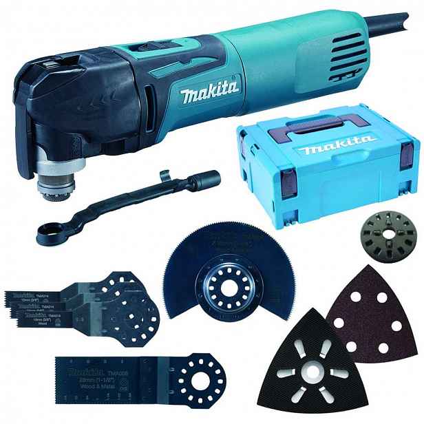 Makita - Oscilační multibruska 320 W s příslušenstvím TM3010CX5J