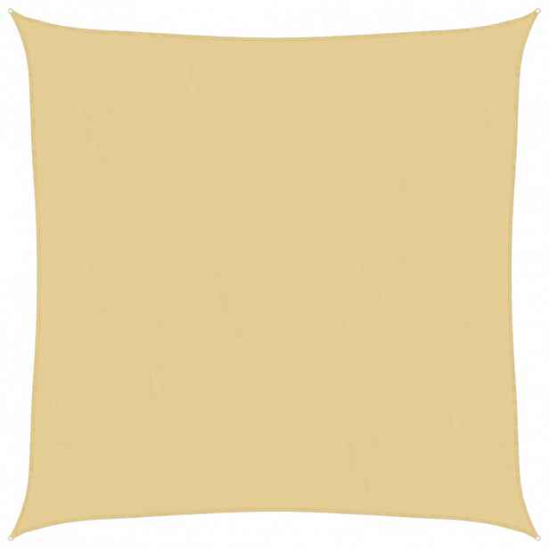 vidaXL Stínicí plachta písková 4 x 4 m 100% polyester oxford