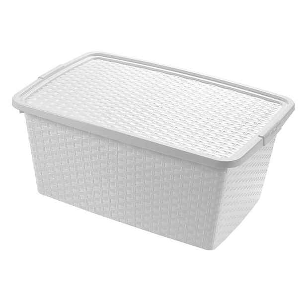 Plastový úložný box s víkem HEIDRUN 10l Varianta: ŠEDÁ