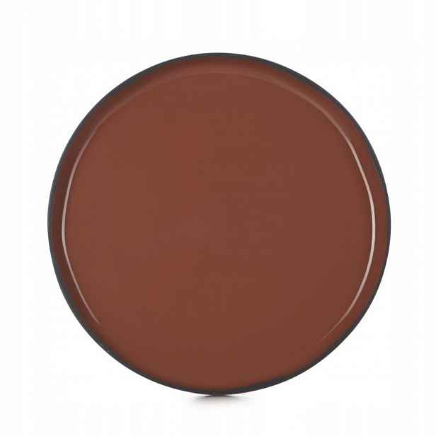Revol Caractere talíř 28 cm Cinnamon skořice