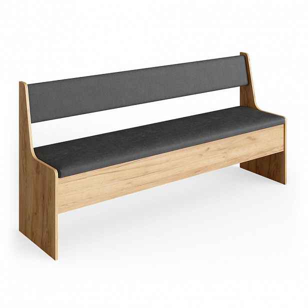 Vicco LAVICE DO JÍDELNY DO ROHU Roman Zlatý mocný dub 166.6 x 41.5 cm