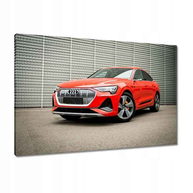 Obrazy 90x60 Červené Audi e-tron