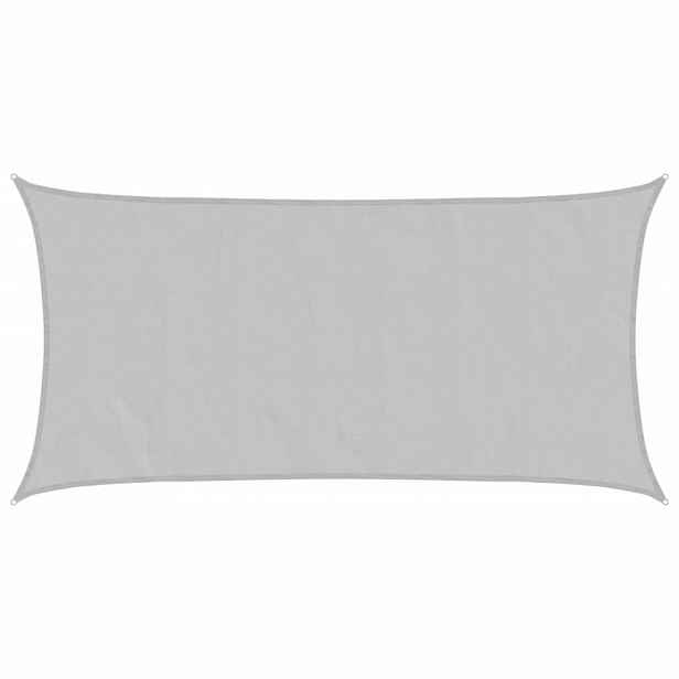 vidaXL Stínicí plachta světle šedá 2 x 3,5 m 100% polyester oxford