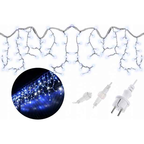 Flash lampy Rampouchy 1000 Led venkovní bílé studené 25 m silný kabel