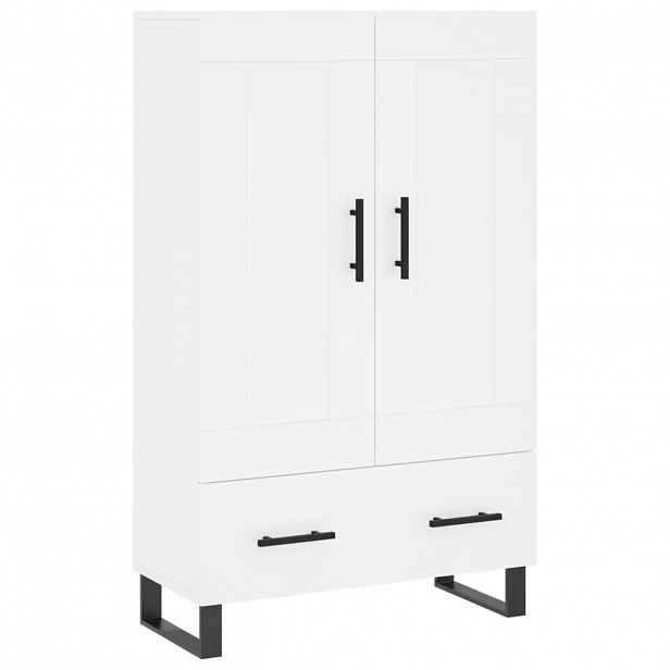vidaXL Skříň highboard bílá 69,5 x 31 x 115 cm kompozitní dřevo