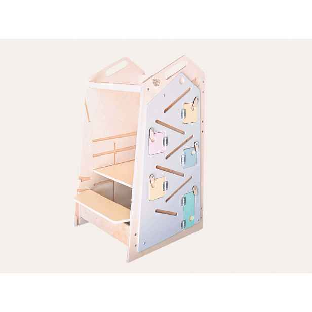 BusyKids Učicí věž Play 5v1 - 89 cm s tabulí