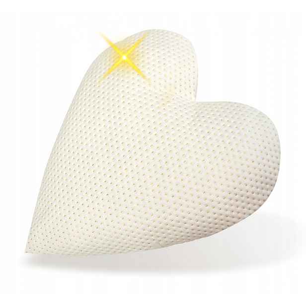 Polštář Golden Heart srdce na spaní a mazlení dárek k Valentýnu