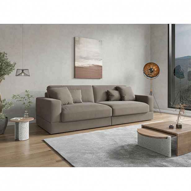 Sit & More POHOVKA BIG SOFA, textil, jílová barva