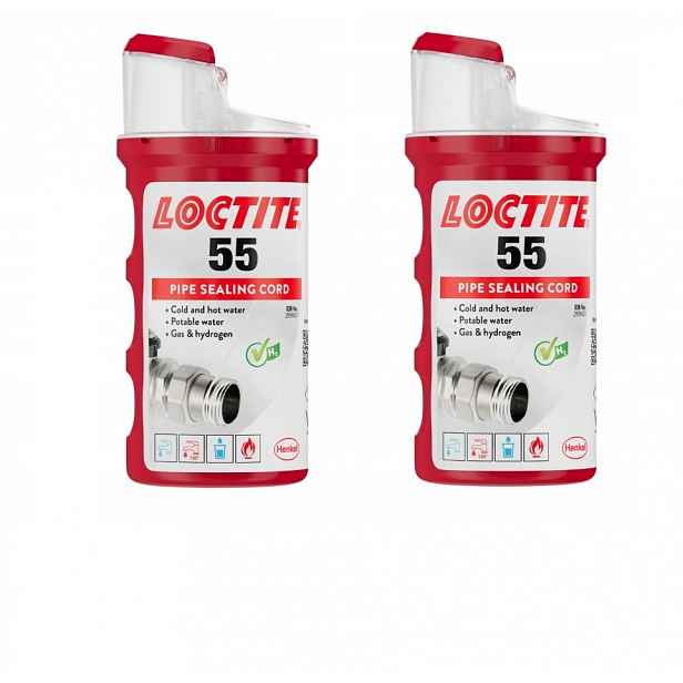 Těsnící nit Loctite 55 l 160 m závitů 2 kusy