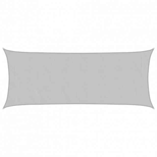vidaXL Stínicí plachta světle šedá 2 x 5 m 100% polyester oxford