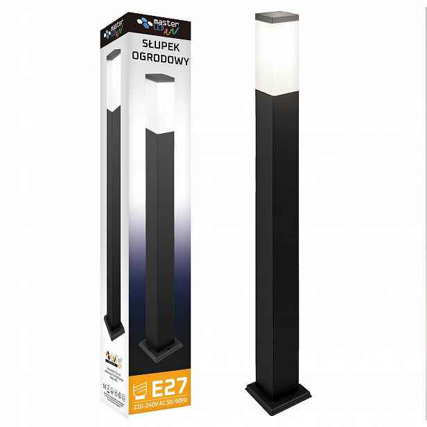Zahradní lampa 80 cm stojící venkovní Sloupek E27
