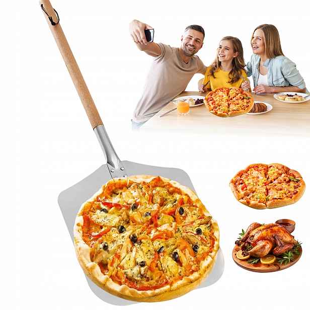 Lopata Špachtle Na Pizzu A Servírování Chleba Do Pece 88 cm