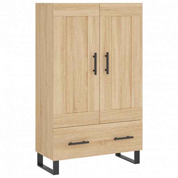 vidaXL Skříň highboard dub sonoma 69,5 x 31 x 115 cm kompozitní dřevo