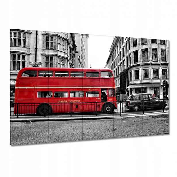 Obrazy 100x70 Červený autobus Londýn