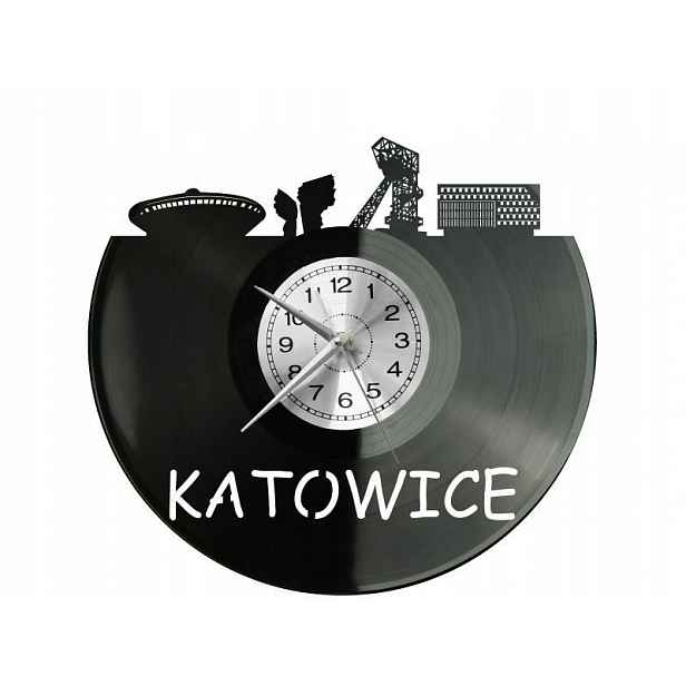 Katowice Mesto Polska Nápad na Dárek Nástěnná Dekorace z vinylové desky