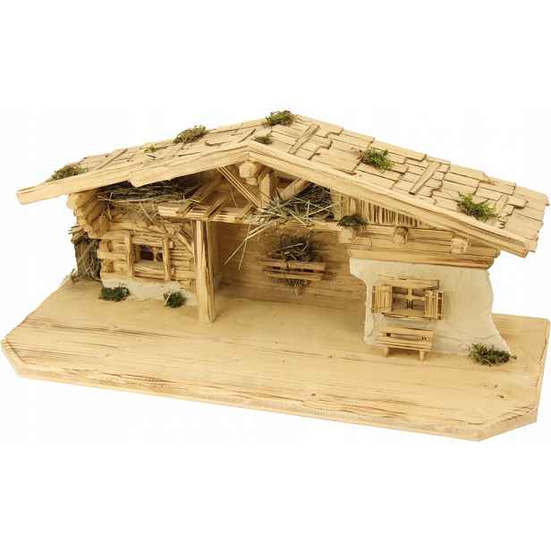 Vánoční Betlém Dekorace 70x30x30 CM Pro Figurky 10-12 CM
