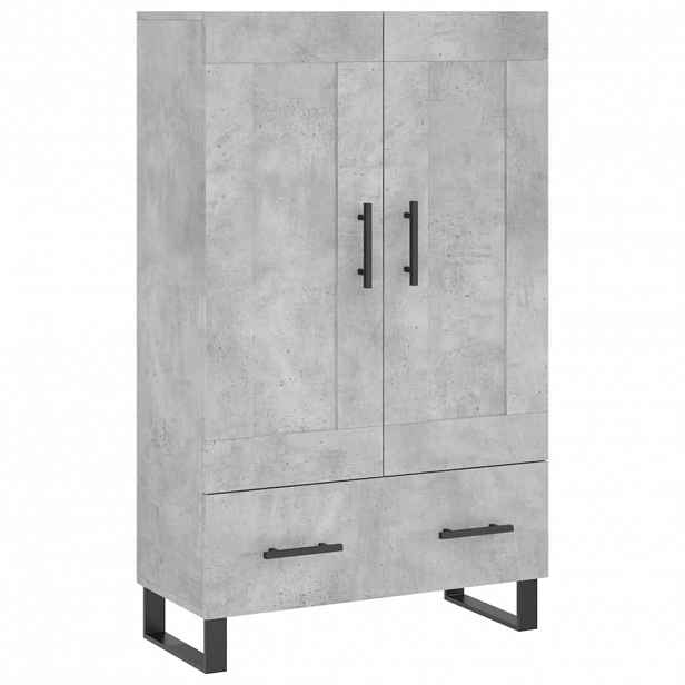 vidaXL Skříň highboard betonově šedá 69,5x31x115 cm kompozitní dřevo