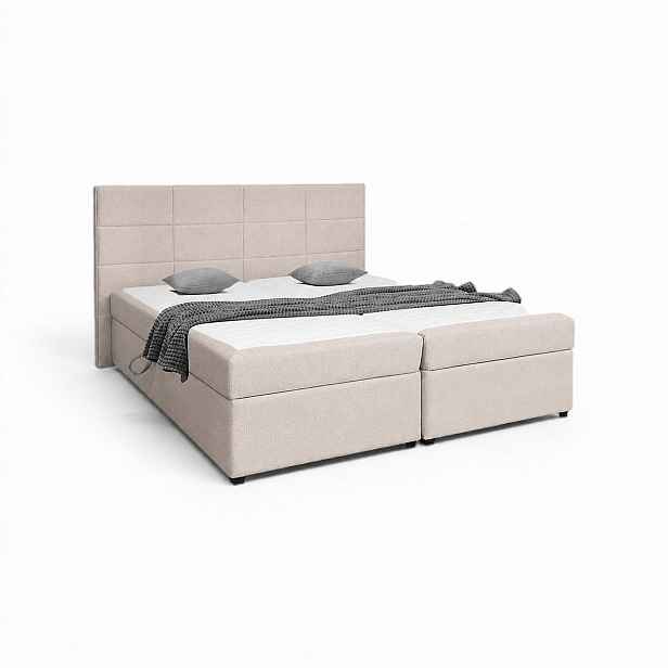 Kasvo RAENA 4M  postel 180 cm PW 2 krémová