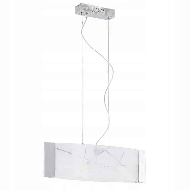 Lampa Pendel Chrom Abigail Bílá Mat 4xG9 Nastavitelná Výška Kabinet