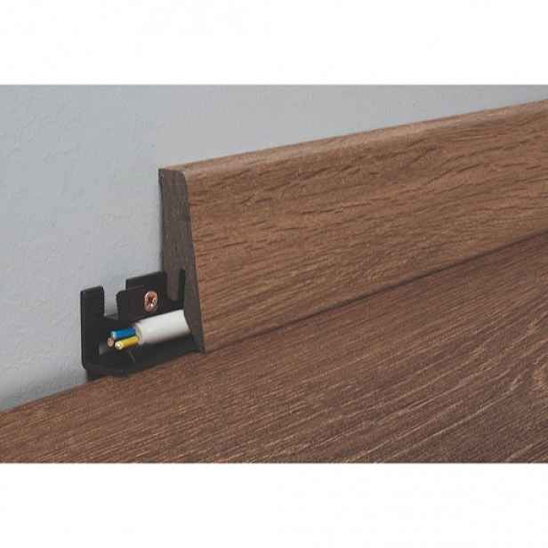 Lišta soklová Naturel hnědá, MDF, délka 260 cm, L58C8473