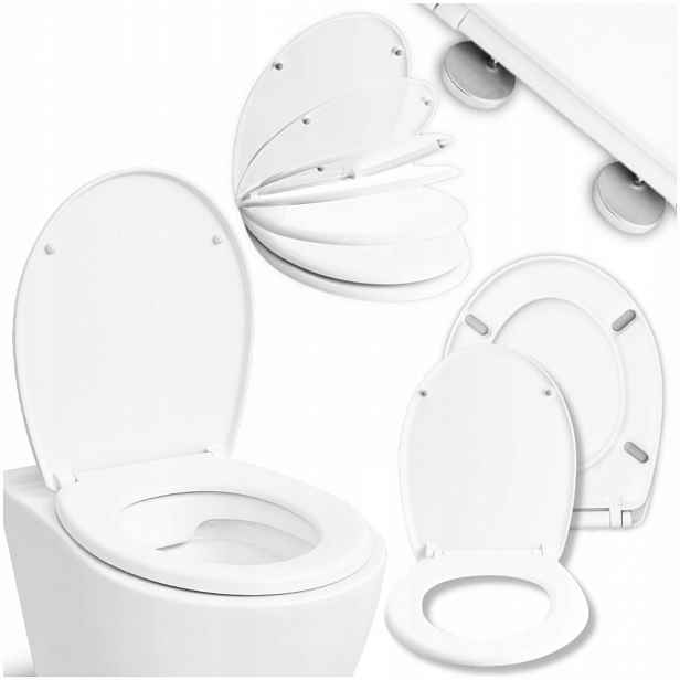 Sedací deska Wc Duroplast s pomalým sklápěním, tvrdá pro kolo Roca Cersanit