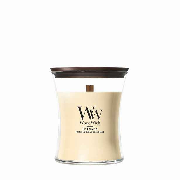 Střední vonná svíčka WoodWick Lush Pomelo