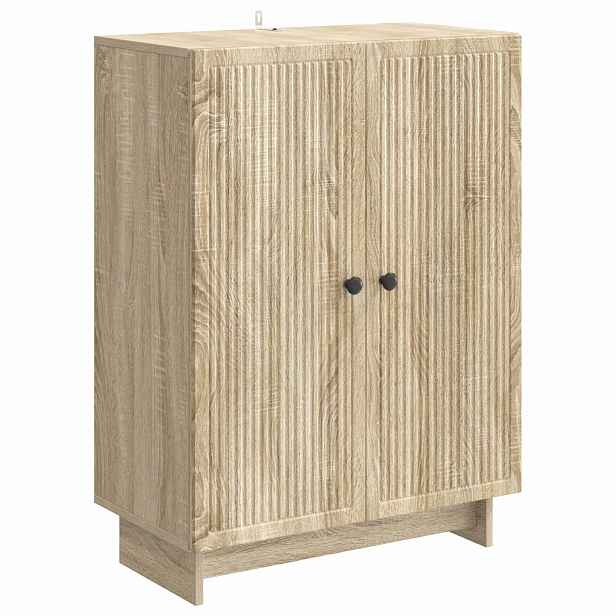vidaXL Servírovací skříň Dub sonoma 66 x 34,5 x 90 cm Kompozitní dřevo