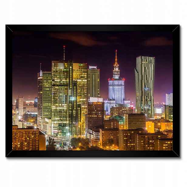 Plakáty v rámu 40x30 Město v noci