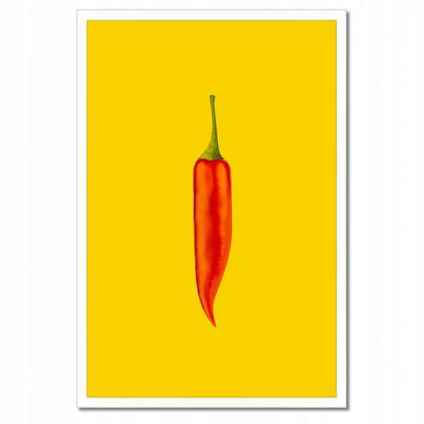 Plakáty v rámu 40x60 Červená chilli paprička
